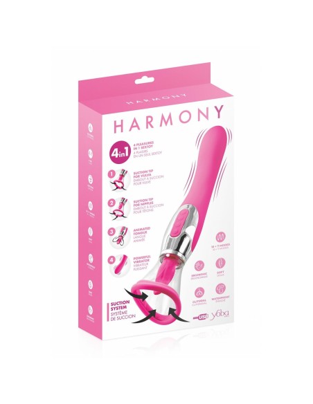 Vibration de Stimulation Double Yoba Fuchsia