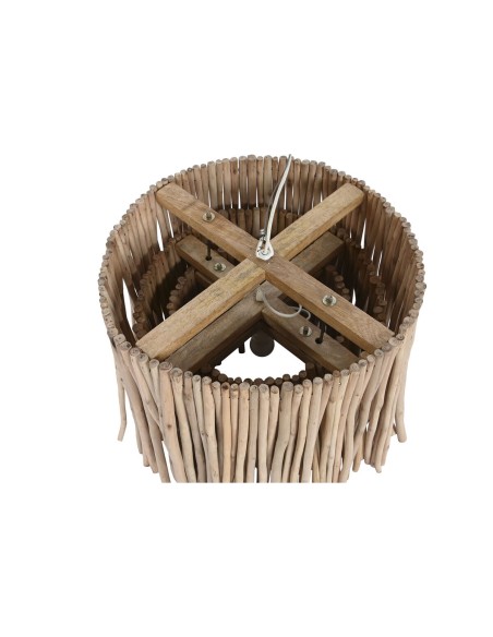 Suspension Home ESPRIT Naturel Bois d'eucalyptus 50 W 50 x 50 x 90 cm