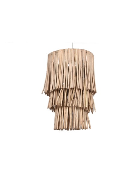Suspension Home ESPRIT Naturel Bois d'eucalyptus 50 W 50 x 50 x 90 cm