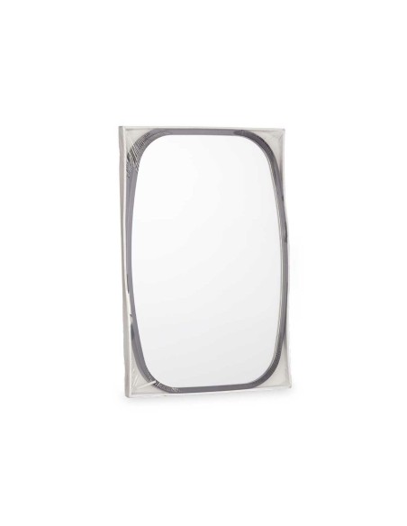 Miroir mural 1273 Noir 43 x 65 x 3 cm Rectangulaire (4 Unités)