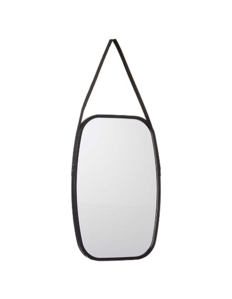 Miroir mural 1273 Noir 43 x 65 x 3 cm Rectangulaire (4 Unités)