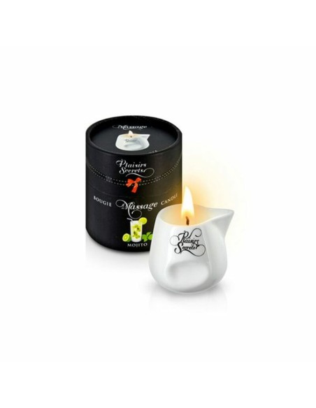 Bougie de massage Plaisirs Secrets Mojito 80 ml
