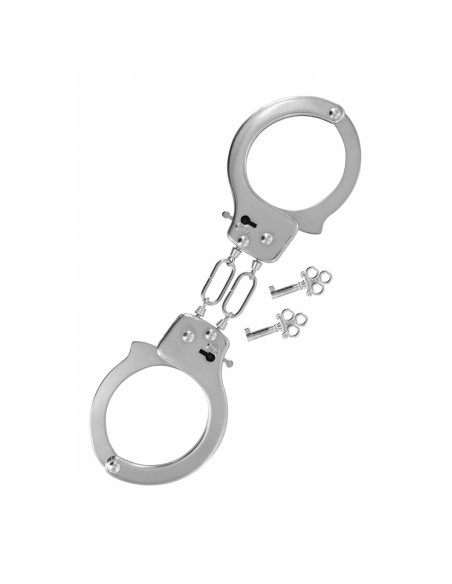 Ensemble Attaches et Menottes Fetish Tentation Argenté