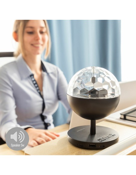 Projecteur LED Rechargeable avec Haut-parleur Istarlyt InnovaGoods