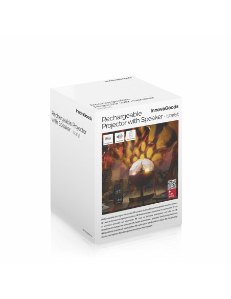 Projecteur LED Rechargeable avec Haut-parleur Istarlyt InnovaGoods