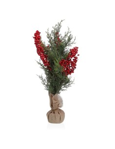 Plante décorative Versa Lin Métal Plastique Ciment 18 x 50 x 18 cm