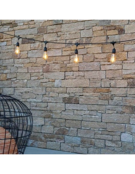 Guirlande lumineuse LED Lumisky Noir Gris