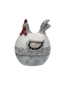 Figurine Décorative Versa Poule 10 x 15 x 12,5 cm 2
