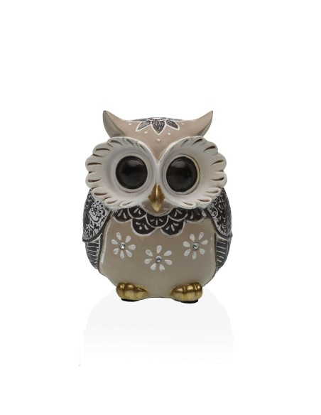 Figurine Décorative Versa Hibou 7 x 11 x 8,5 cm