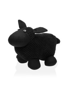 Support de porte Versa Noir Mouton Textile 12 x 17 x 27 cm