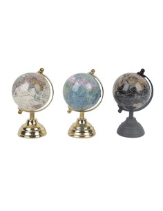 Figurine Décorative Versa Mappemonde 9 x 14,5 x 8,5 cm