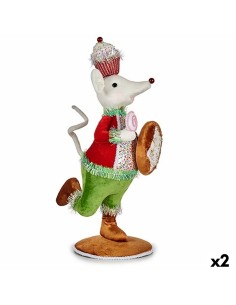 Figurine Décorative Krist+ 64814926 Souris 20 x 55 x 24 cm (2 Unités)
