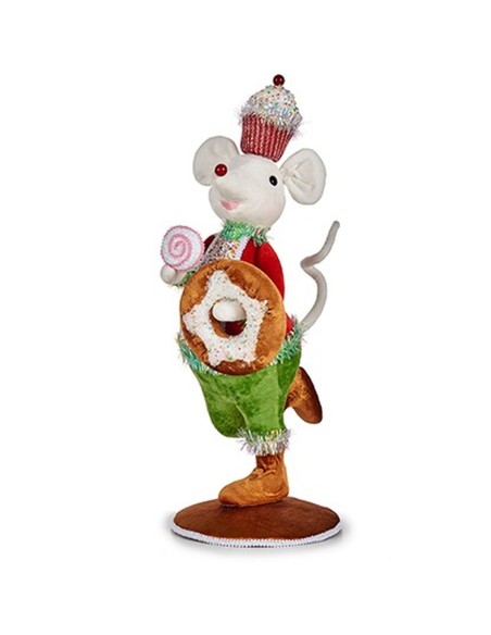 Figurine Décorative Krist+ 64814926 Souris 20 x 55 x 24 cm (2 Unités)