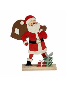 Figurine Décorative Blanc Rouge Vert Bois 5,5 x 23,5 x 19 cm (12 Unités) 2