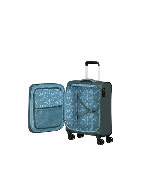 Valise cabine American Tourister Pulsonic Spinner Vert 43,5 L 55 x 40 x 23 cm
