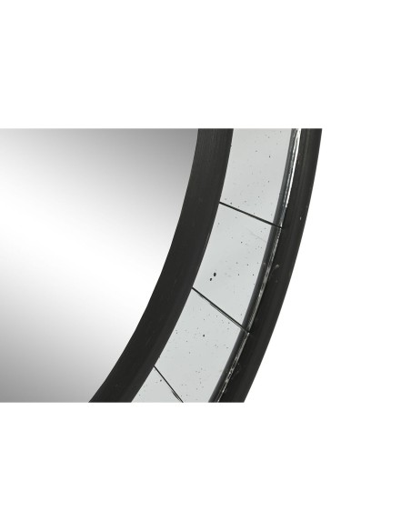 Miroir sur pied Home ESPRIT Noir 88 x 5 x 88 cm