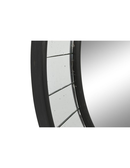 Miroir sur pied Home ESPRIT Noir 88 x 5 x 88 cm