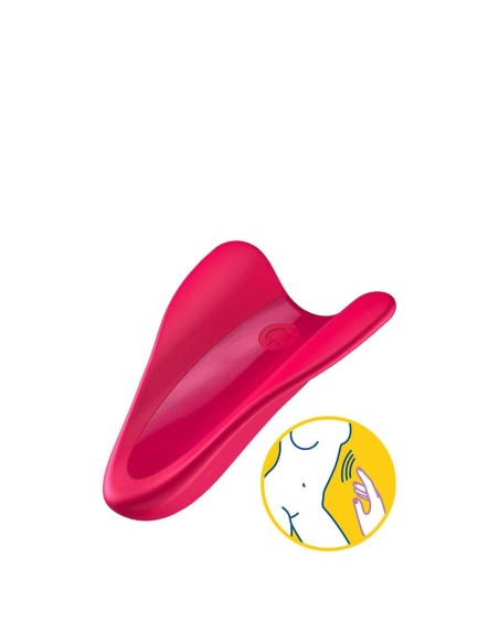 Vibromasseur High Fly Finger Satisfyer 4004129 Rouge