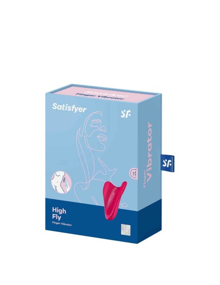 Vibromasseur High Fly Finger Satisfyer 4004129 Rouge