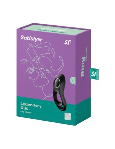 Rouge à lèvres vibrant Satisfyer Legendary Duo Noir 2