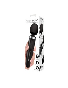 Baguette de massage Aqua Mini rechargeable noire Bodywand Multi Function Wands Noir