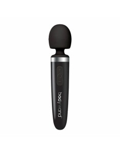 Baguette de massage Aqua Mini rechargeable noire Bodywand Multi Function Wands Noir 2