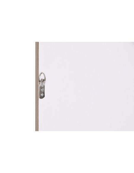 Miroir mural Home ESPRIT Blanc Marron Beige Gris Verre polystyrène 63,3 x 2,6 x 89,6 cm (4 Unités)