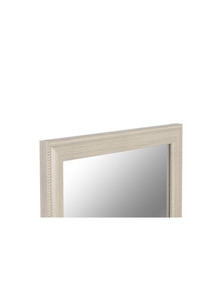 Miroir mural Home ESPRIT Blanc Marron Beige Gris Verre polystyrène 36 x 2 x 125 cm (4 Unités)