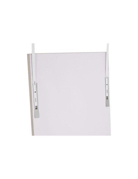 Miroir mural Home ESPRIT Blanc Marron Beige Gris Verre polystyrène 36 x 2 x 125 cm (4 Unités)