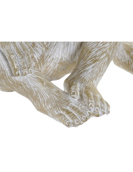 Figurine Décorative Home ESPRIT Doré Singe Tropical 21 x 17 x 25 cm (3 Unités)