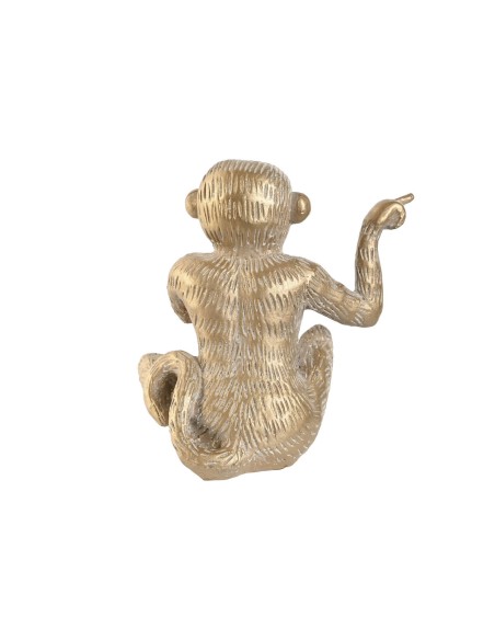 Figurine Décorative Home ESPRIT Doré Singe Tropical 14 x 10 x 14 cm (3 Unités)