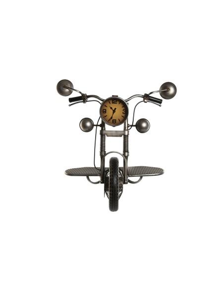 Horloge Murale Home ESPRIT Noir Argenté Métal 60 x 30 x 78 cm