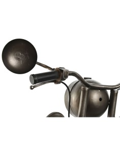 Horloge Murale Home ESPRIT Noir Argenté Métal 60 x 30 x 78 cm 2
