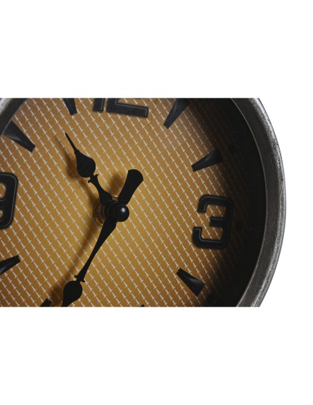 Horloge Murale Home ESPRIT Noir Argenté Métal 60 x 30 x 78 cm