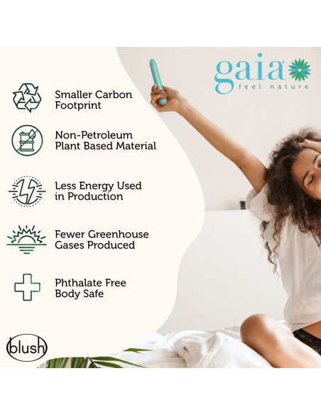 Vibromasseur Blush Gaia Bleu