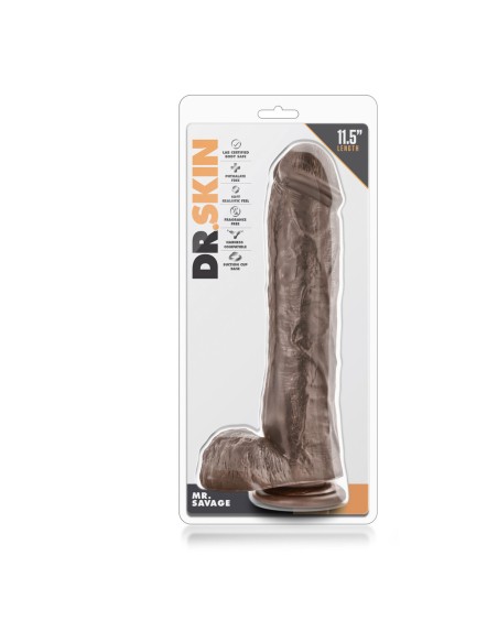 Gode réaliste Blush Dr Skin PVC Ø 6,1 cm (23,5 cm)