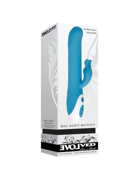 Vibrateur G-Spot Evolved Big Soft Bunny Bleu