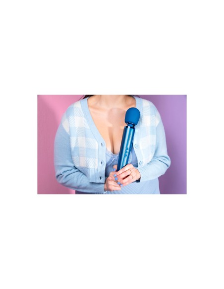 PalmPower -Recharge deMasseur PalmPower Le Wand Pacific Blue Bleu