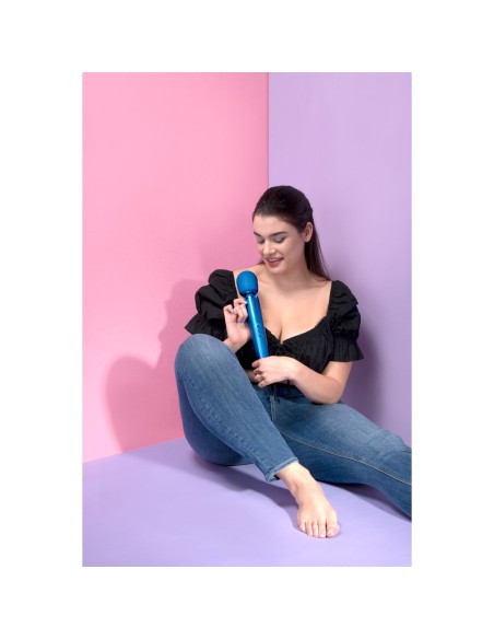 PalmPower -Recharge deMasseur PalmPower Le Wand Pacific Blue Bleu