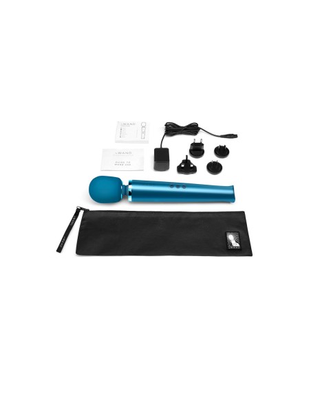 PalmPower -Recharge deMasseur PalmPower Le Wand Pacific Blue Bleu