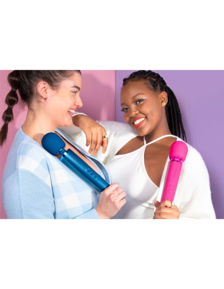 PalmPower -Recharge deMasseur PalmPower Le Wand Pacific Blue Bleu
