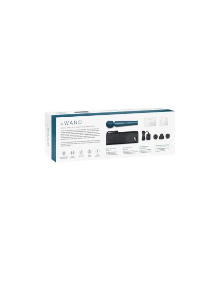 PalmPower -Recharge deMasseur PalmPower Le Wand Pacific Blue Bleu