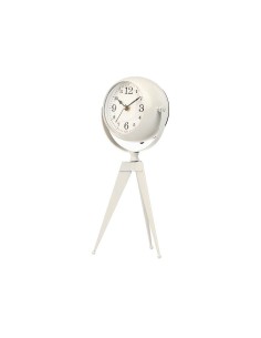 Horloge de table Tripode Blanc Métal 12 x 30 x 12 cm (4 Unités) 2