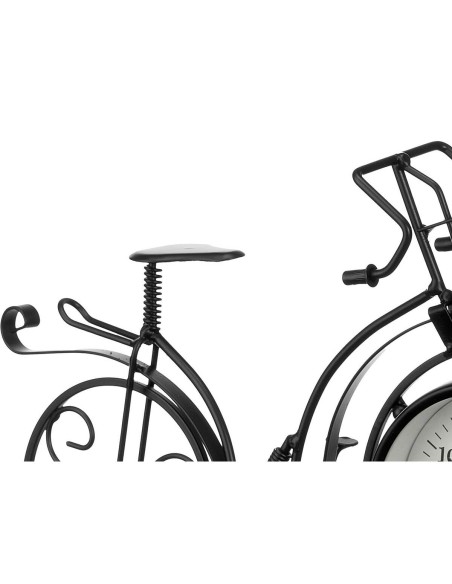 Horloge de table Bicyclette Noir Métal 33 x 22,5 x 4,2 cm (4 Unités)