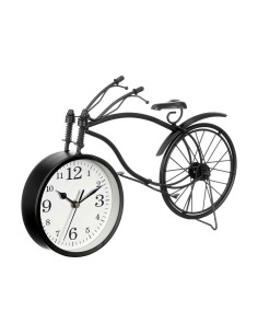 Horloge de table Bicyclette Noir Métal 36 x 22 x 7 cm (4 Unités) 2