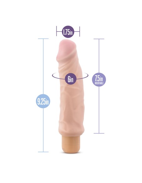 Gode réaliste Blush Au Naturel Home Wrecker TPE Ø 5,1 cm (20,3 cm)
