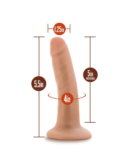 Gode réaliste Blush Dr Skin PVC Ø 3,2 cm (12,7 cm)