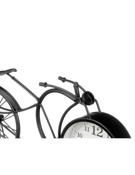Horloge de table Bicyclette Noir Métal 40 x 19,5 x 7 cm (4 Unités)