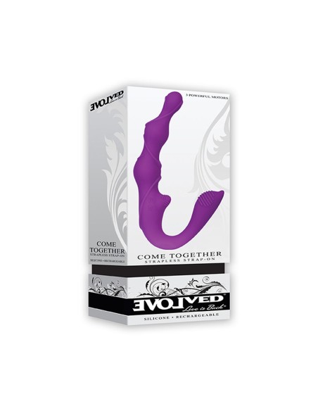 Vibration de Stimulation Double Evolved Come Together Rose