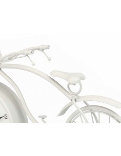 Horloge de table Bicyclette Blanc Métal 36 x 22 x 7 cm (4 Unités) 2